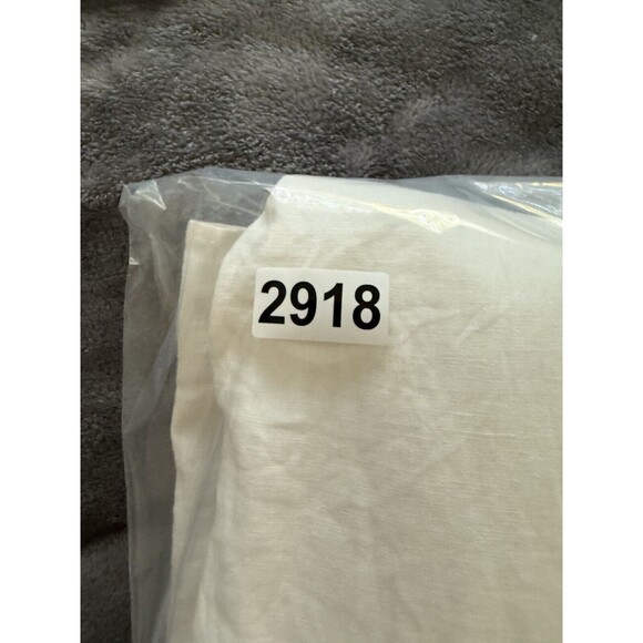 Soft Surroundings Shirt Womens 1X Beige Embroidered Linen Blend Preppy - Picture 10 of 10